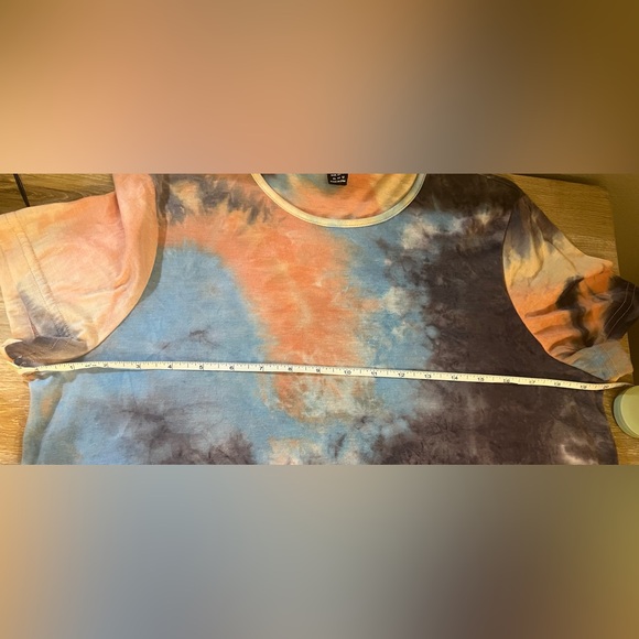 SHEIN Vaca Tie Dye Tee Dress Women’s Size XL(12) - Picture 6 of 6